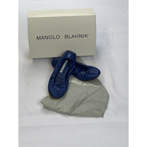 Manolo Blahnik Ballet Flat Slippers - Picture 1 of 3